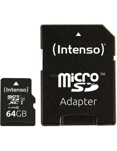 Intenso 3433490 micro sd uhs-i profesional 64gb