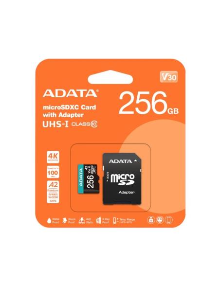 Adata microsdxc/sdhc uhs-i u3 256gb c/adapt