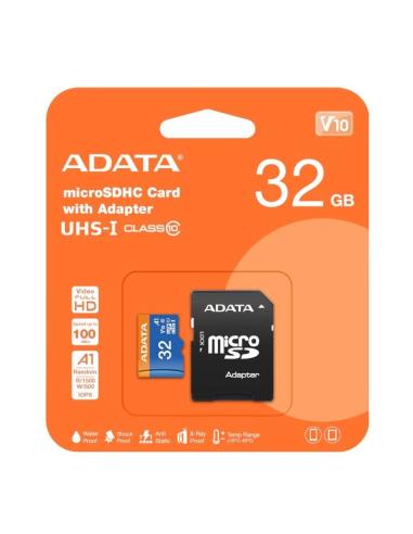 Adata microsdhc 32gb uhs-i class10 c/adapt