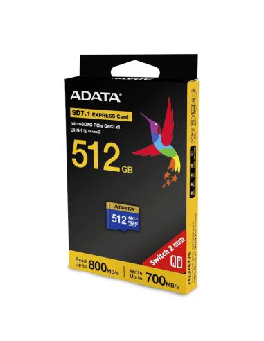 Adata extreme microsdxc 512gb sd7.1 gen3x1 switch2