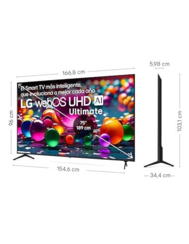 Lg 75ua75006la tv 75" uhd 4k ai stv usb hdmi bt