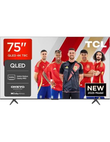 Tcl 75t69c tv 75" qled 4k google tv onkyo