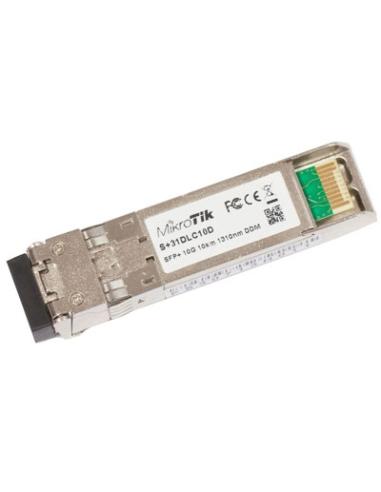 Mikrotik s+31dlc10d módulo fibra sfp+ monomod 10km