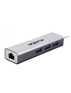 Approx appc07ghub adaptador usb 3.0 gigabit + hub