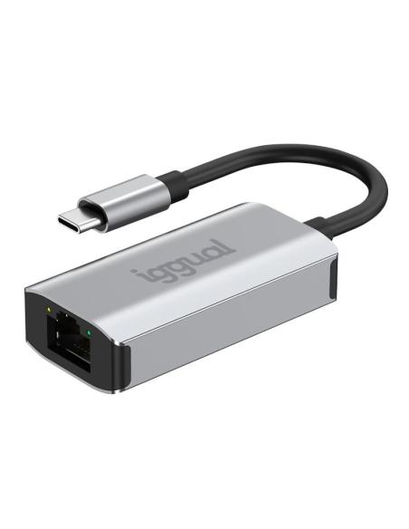 Iggual adaptador tipo c a rj45 gigabit 1000mbps