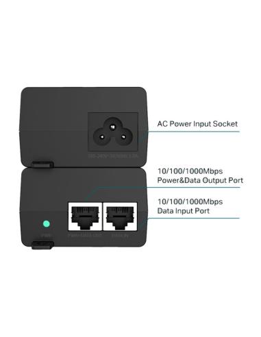 Tp-link poe160s inyector poe+ 2xgb