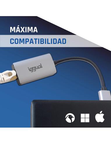 Iggual adaptador usb-a 3.0 a rj45 gigabit