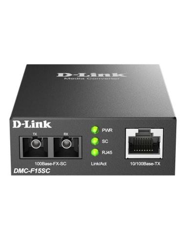 D-link dmc-f15sc conversor medios sc sm 15km