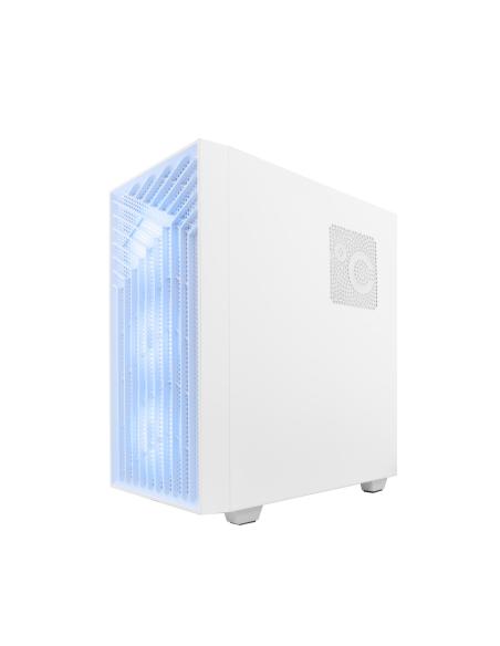CAJA ATX COOLBOX GAMING GA300W GRIDLINE WHITE SIN FUENTE CRISTAL TEMPLADO ARGB