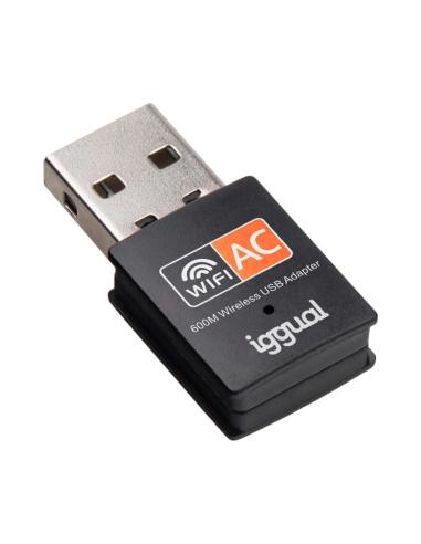 Iggual adaptador usb wifi 600 mbps dual 2.4g/5g
