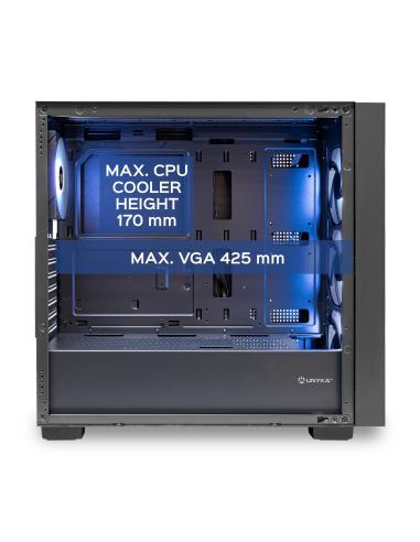 CAJA ATX UNYKA GAMING REVELAT MESH BLACK VENTANA ARGB UK121803