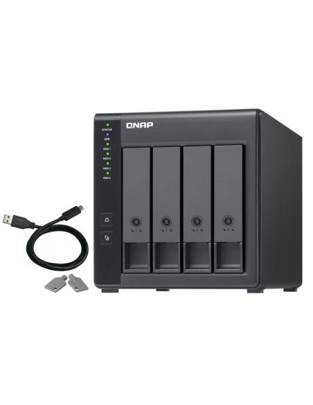 Qnap tr-004 raid expansion 4xhdd-bay 1xusb-c 3.2