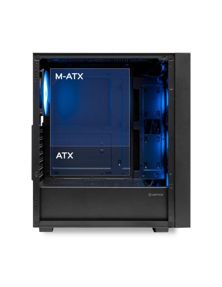 CAJA ATX UNYKA GAMING REVELAT MESH COMPACT EDITION VENTANA ARGB UK121805