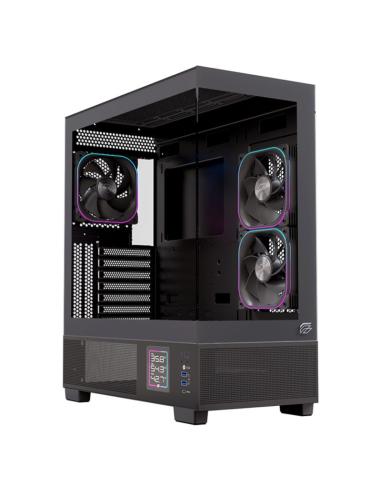 CAJA ATX SEMITORRE EINAREX S501D RGB NEGRA EXCS-PR-51DR-B