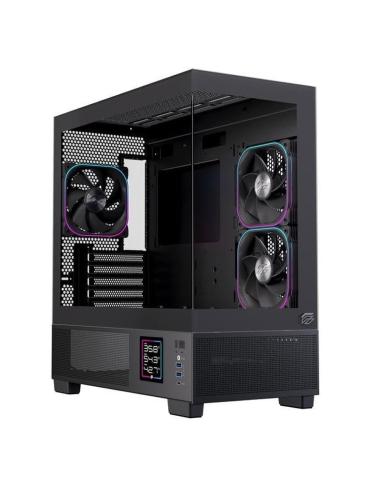 CAJA ATX SEMITORRE EINAREX SM501D RGB NEGRA EXCS-SM-51DR-B