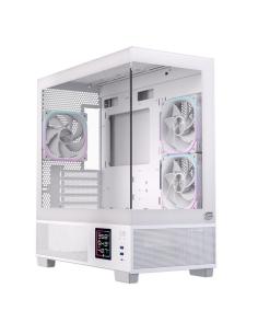 CAJA ATX SEMITORRE EINAREX SM501D RGB BLANCA EXCS-SM-51DR-W