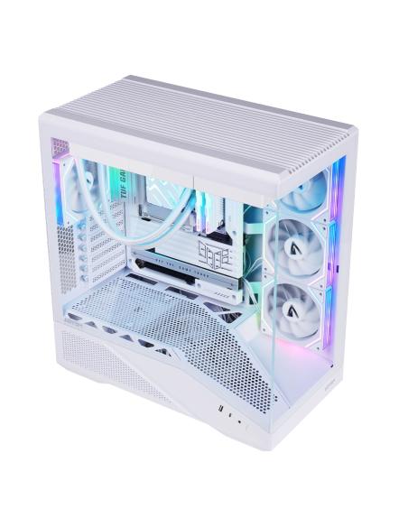 CAJA ATX ABYSM GAMING ARIAN FRAME A400 CRISTAL TEMPLADO USB3.2 BLANCA AB123533W