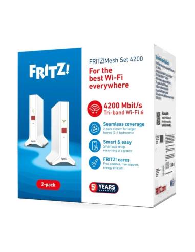 Fritz!repeater mesh set 4200 2-pk wifi6