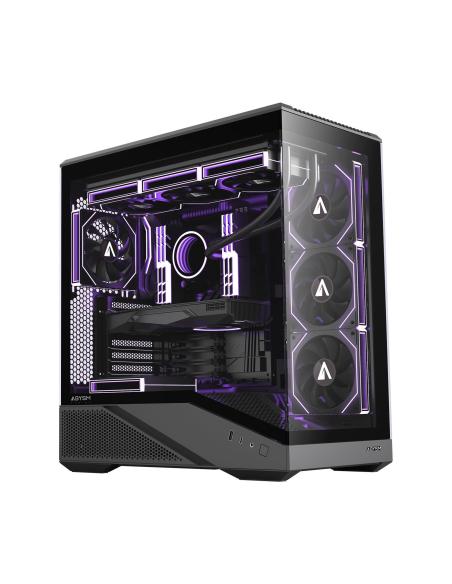 CAJA ATX ABYSM GAMING ARIAN FRAME A400 CRISTAL TEMPLADO USB3.2 NEGRA AB123533