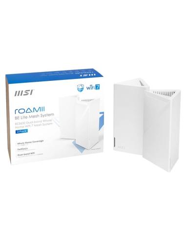 Msi mrbe50-2pk roamii be lite mesh system-2 pack