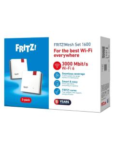 Fritz! mesh wifi set 1600 2-pk repeater wifi6