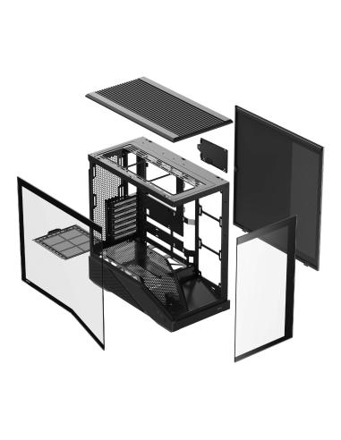 CAJA ATX ABYSM GAMING ARIAN FRAME A400 CRISTAL TEMPLADO USB3.2 NEGRA AB123533