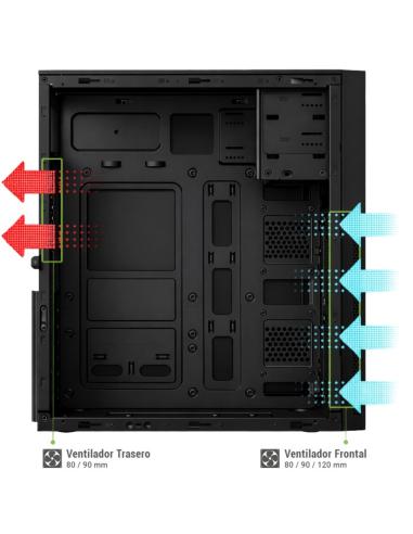 CAJA ATX COOLBOX A780 USB-C 3.2 GEN1 USBA (FUENTE BASIC500) COO-PCA780-1