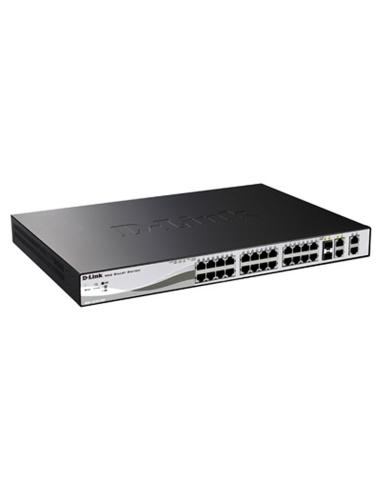 D-link dgs-1210-28p/e switch 24xgb poe 4xsfp combo