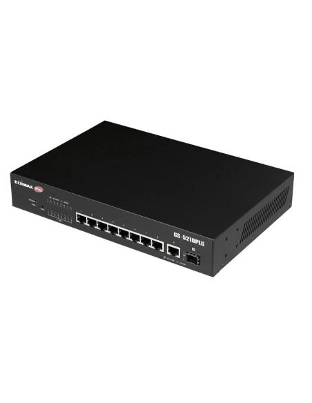 Edimax gs-5210plg switch 10xgbe lr poe+ (1xsfp)