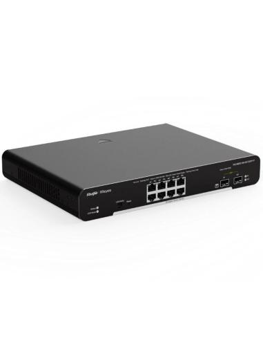 Reyee switch l2 8xgb poe+ 2xsfp slots rack