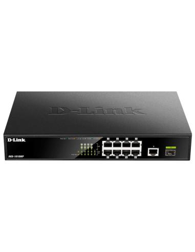 D-link dgs-1010mp/e switch 8xg poe 1xg up 1xg sfp