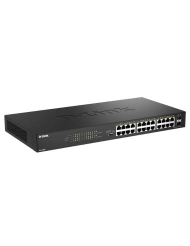 D-link dgs-1026p/e switch 24xgbe poe+ 2xsfp