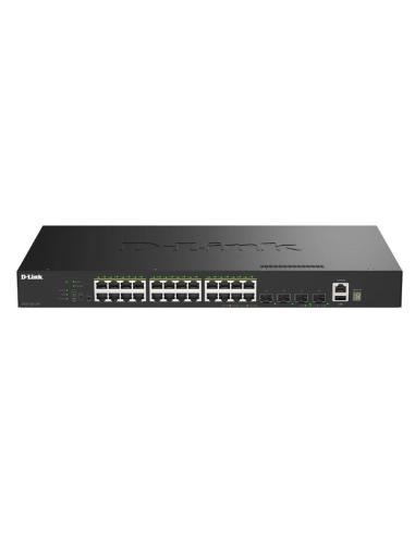 D-link dgs-1530-28p/e switch 24xgb poe 4xsfp+ 370w