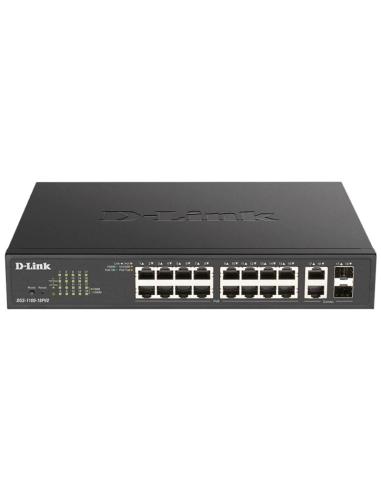 D-link dgs-1100-18pv2 switch 16xgb 2xsfp poe+