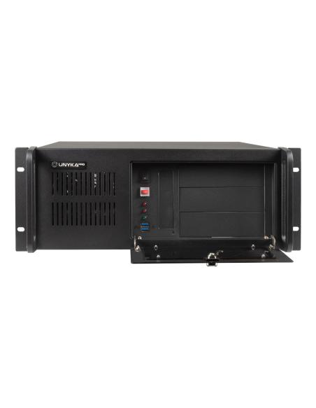 CAJA RACK 4U UNYKA ATX UK4229 NEGRA 2USB3 FAN12CM 2XFAN8CM UK51917