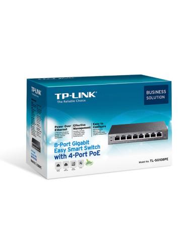 Tp-link tl-sg108pe switch 8xgb 4xgb poe