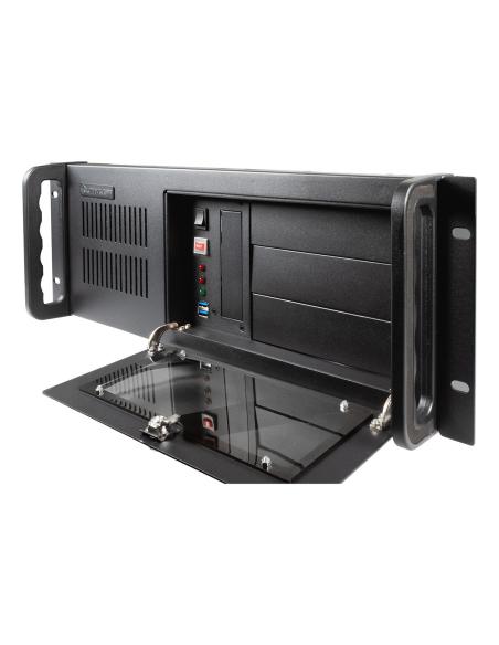 CAJA RACK 4U UNYKA ATX UK4229 NEGRA 2USB3 FAN12CM 2XFAN8CM UK51917