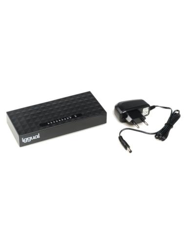 Iggual ges8000 switch 8xgb gigabit 1000 mbps