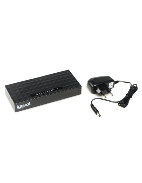 Iggual ges8000 switch 8xgb gigabit 1000 mbps