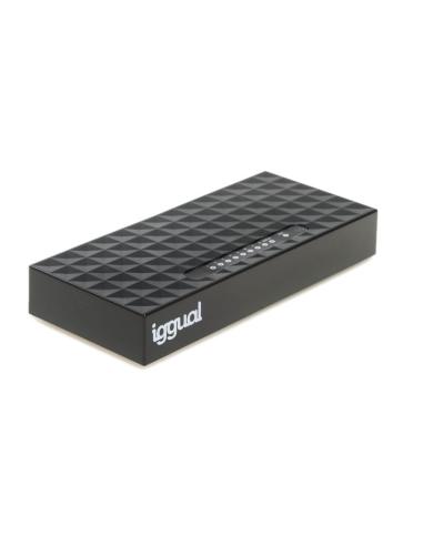 Iggual ges8000 switch 8xgb gigabit 1000 mbps