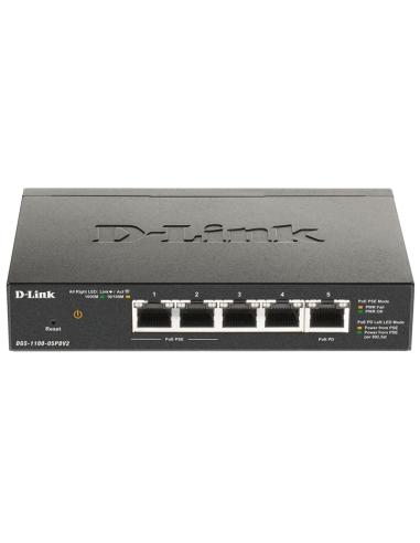 D-link dgs-1100-05pdv2 switch 5xgb poe 1xpd (18w)