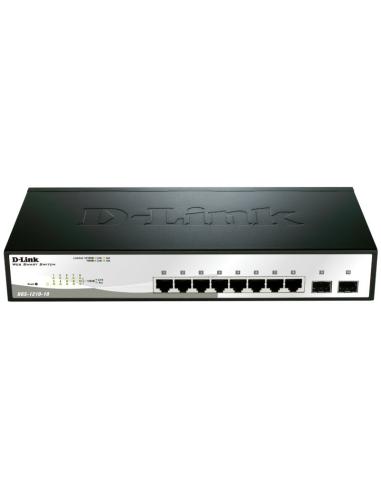 D-link dgs-1210-10/e switch 8xgb 2xsfp