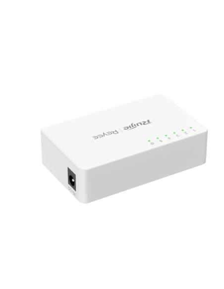 Reyee unmanaged switch 5xgb rj45 plastic case
