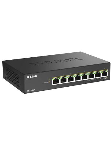 D-link dms-108p/e switch 8x2.5mg poe 230w