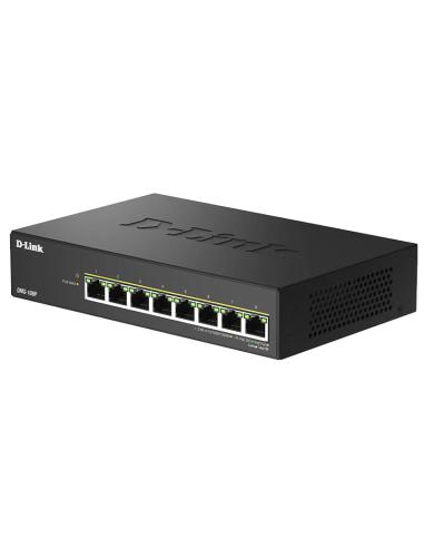 D-link dms-108p/e switch 8x2.5mg poe 230w