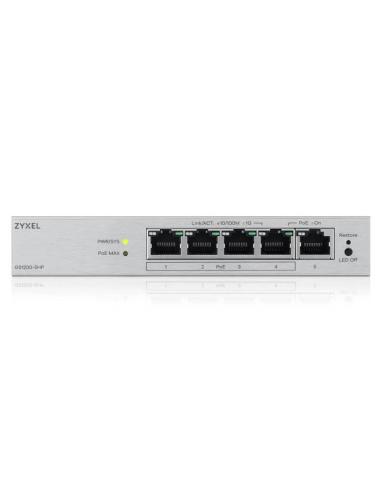 Zyxel gs1200-5hpv3 switch 5xgb (4xpoe+) 68w