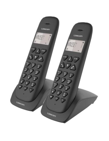 Logicom telefono dect vega 250 negro duo