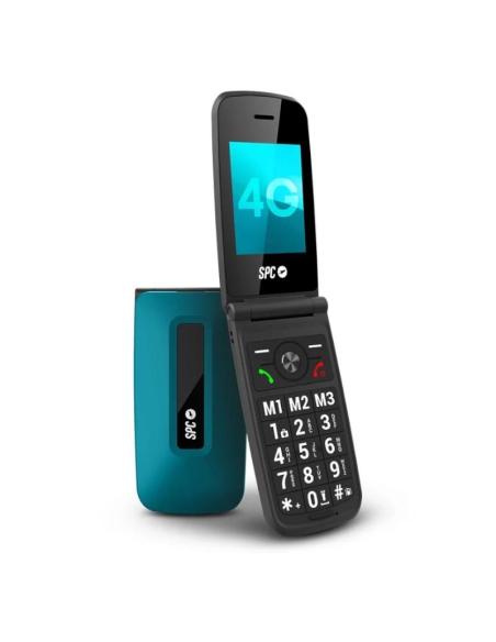 Spc 2342a titan 4g movil senior 2.4" s.help azul