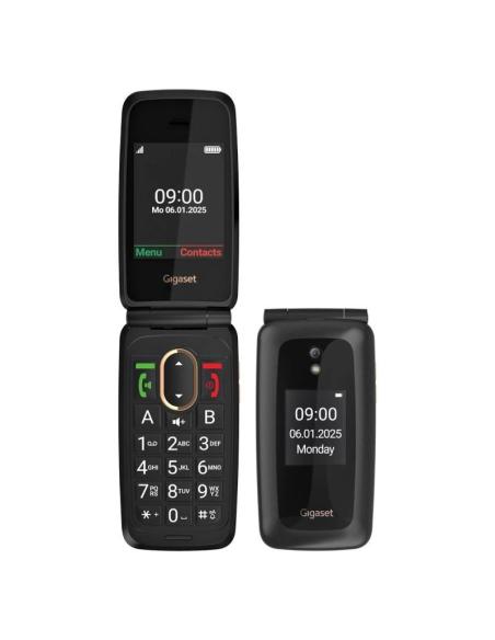 Gigaset móvil senior gl795 4g 2.31" negro + base