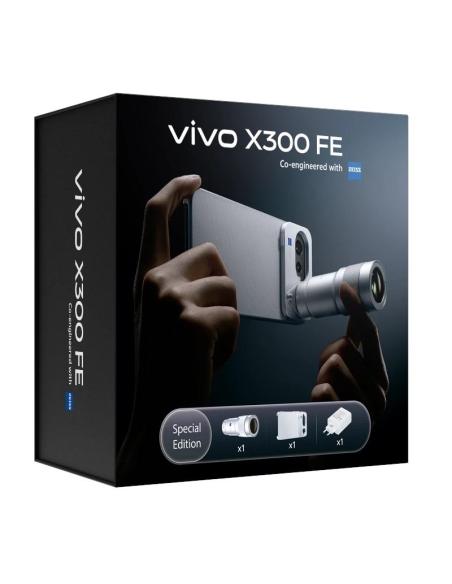 Vivo x300 fe 5g purple + ch90w + kit fotografico